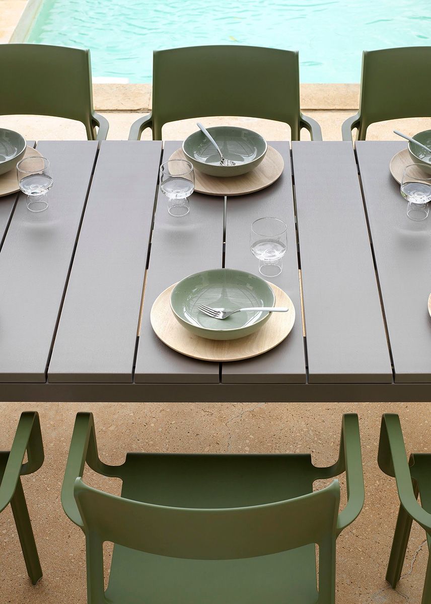 Table de jardin Rio Alu 210 Extensible Nardi Au Logis Ameublements
