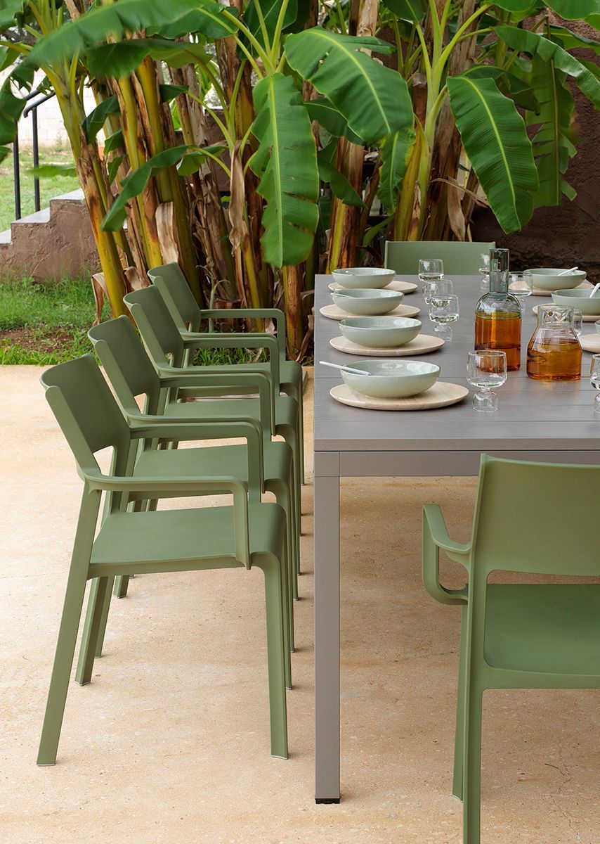 Table de jardin Rio Alu 210 Extensible Nardi Au Logis Ameublements