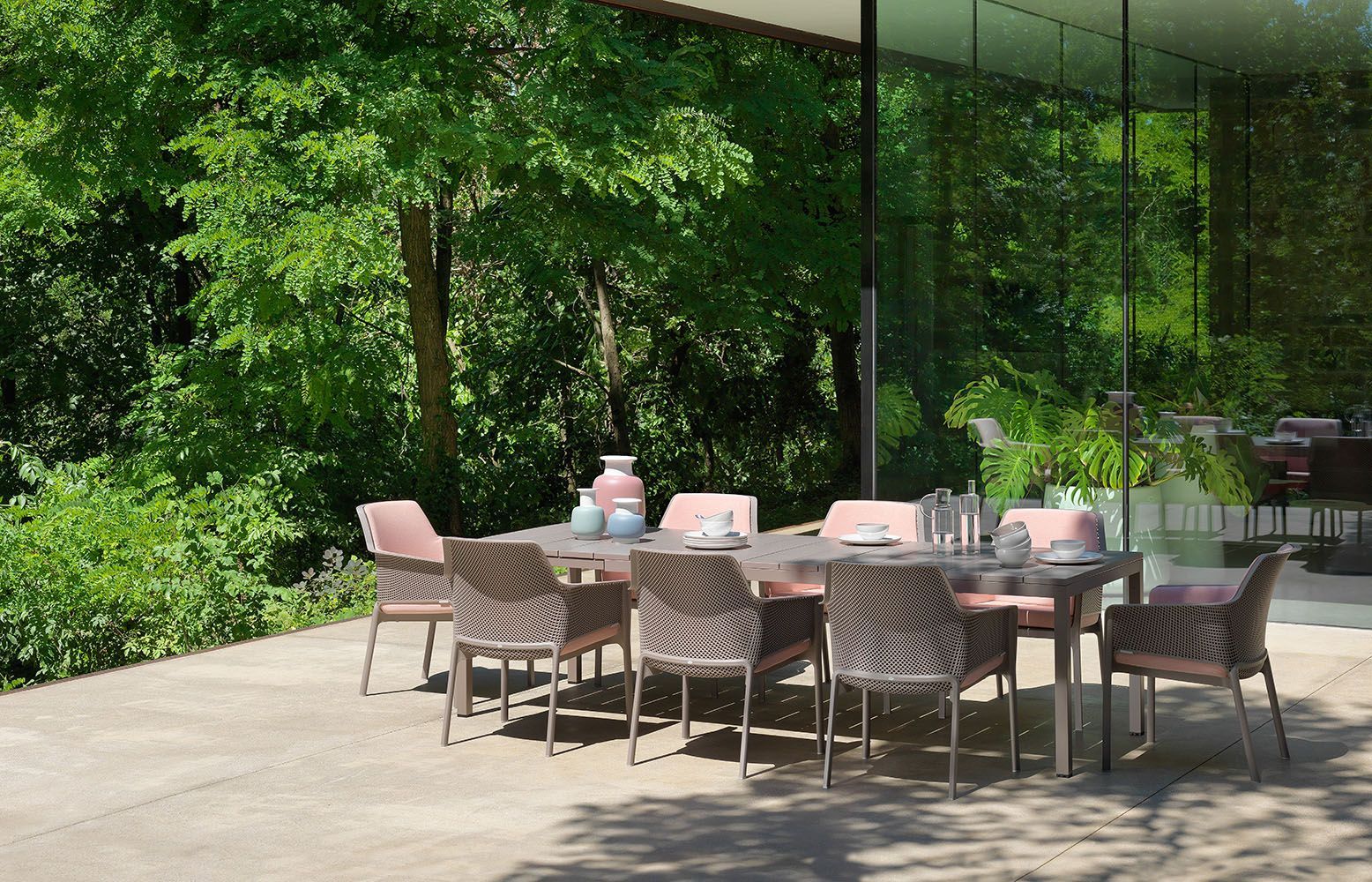 Table de jardin Rio Alu 210 Extensible Nardi Au Logis Ameublements