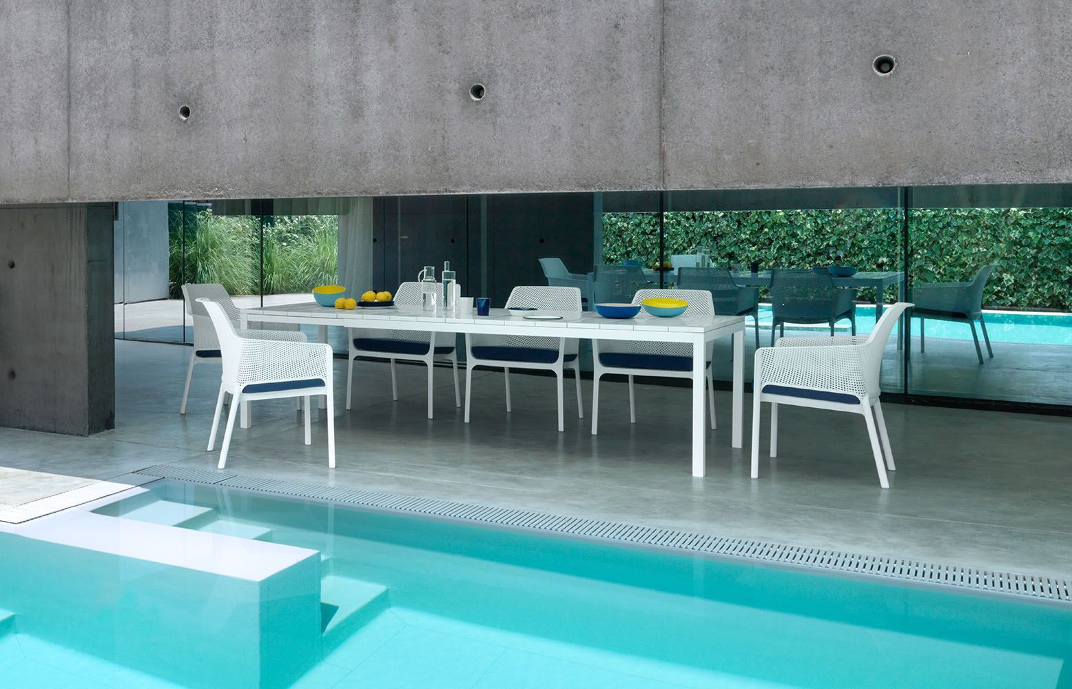 Table de jardin Rio Alu 210 Extensible Nardi Au Logis Ameublements