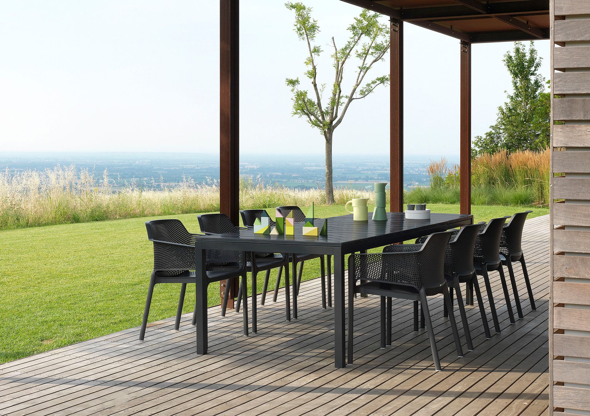 Table de jardin Rio Alu 210 Extensible Nardi Au Logis Ameublements
