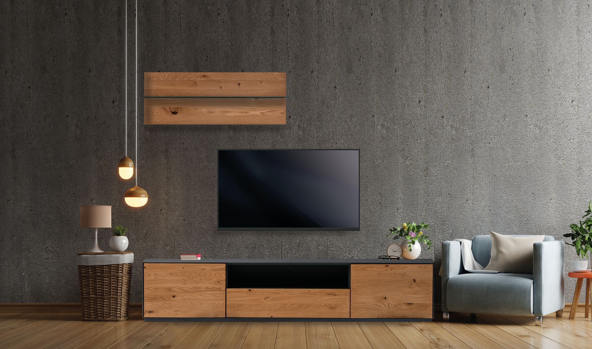 Meuble TV Lüönd Au Logis Ameublements