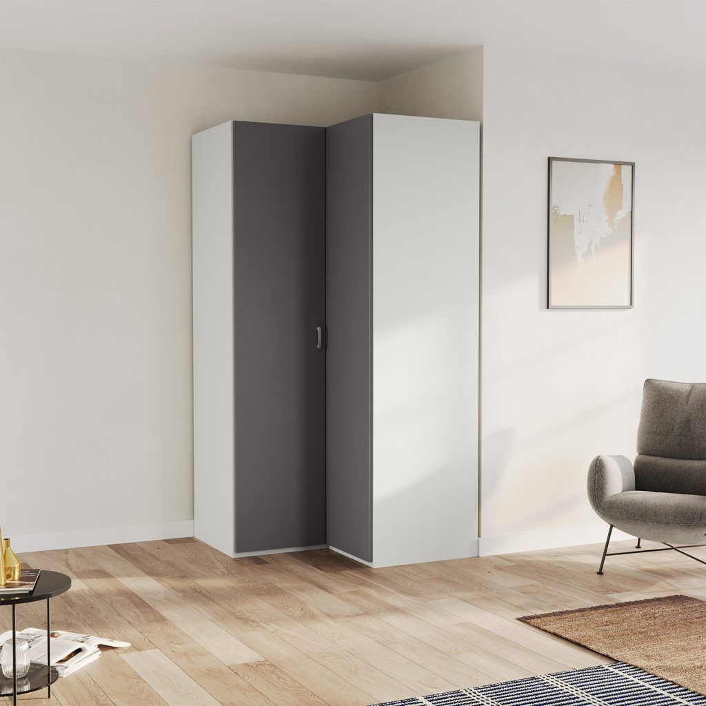 Armoire d'angle portes battantes Omlin Au Logis Ameublements