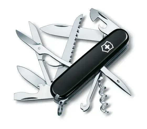 Couteau suisse Huntsman, 91 mm, noir  Victorinox Au Logis Ameublements
