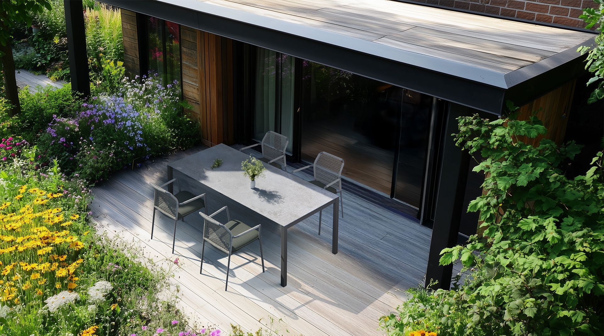 Table de jardin Etna fixe ou à rallonge(s) Sit-Mobilia Au Logis Ameublements