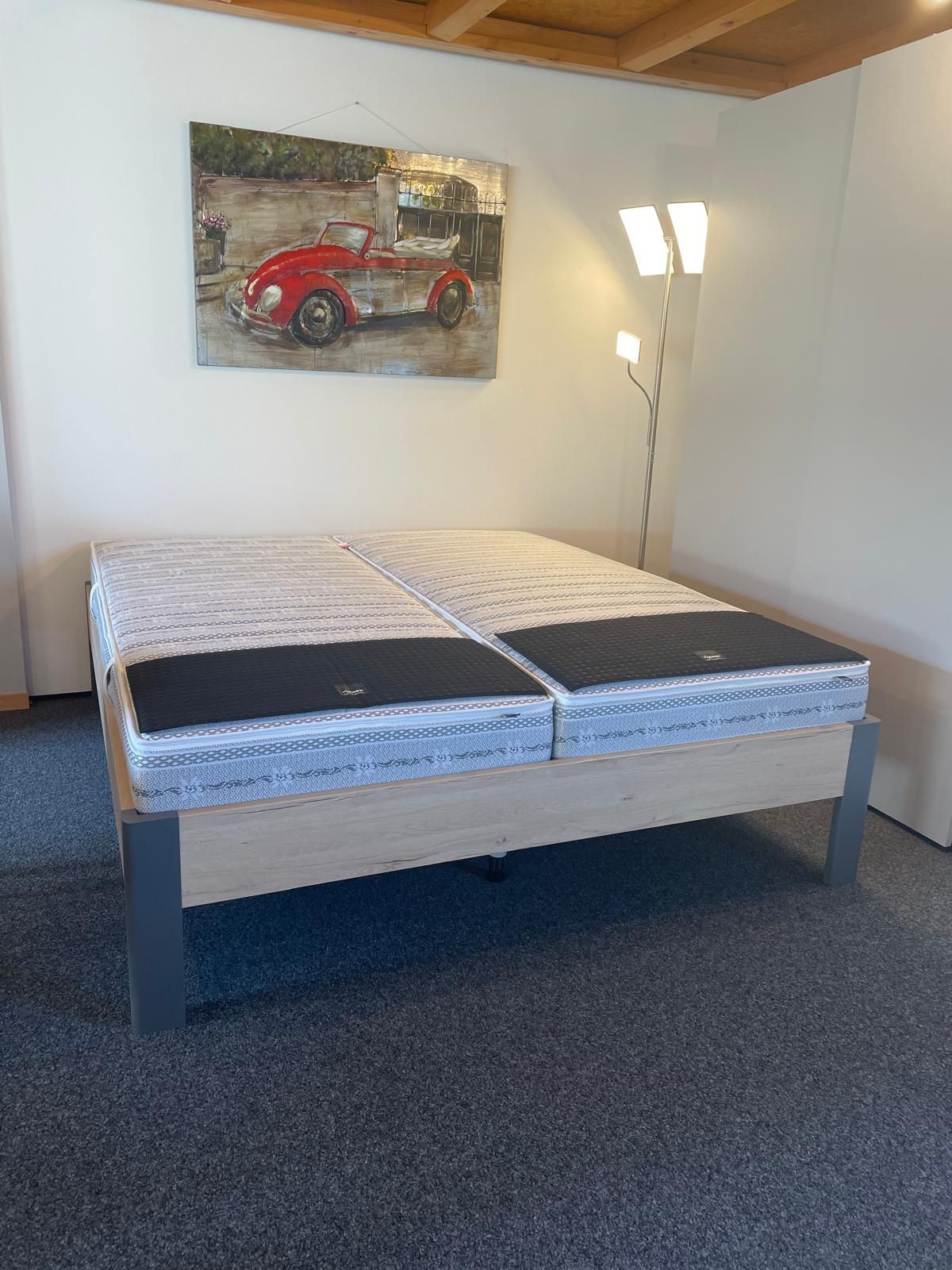 Cadre de lit à barrettes haut 1629 Window Omlin Au Logis Ameublements