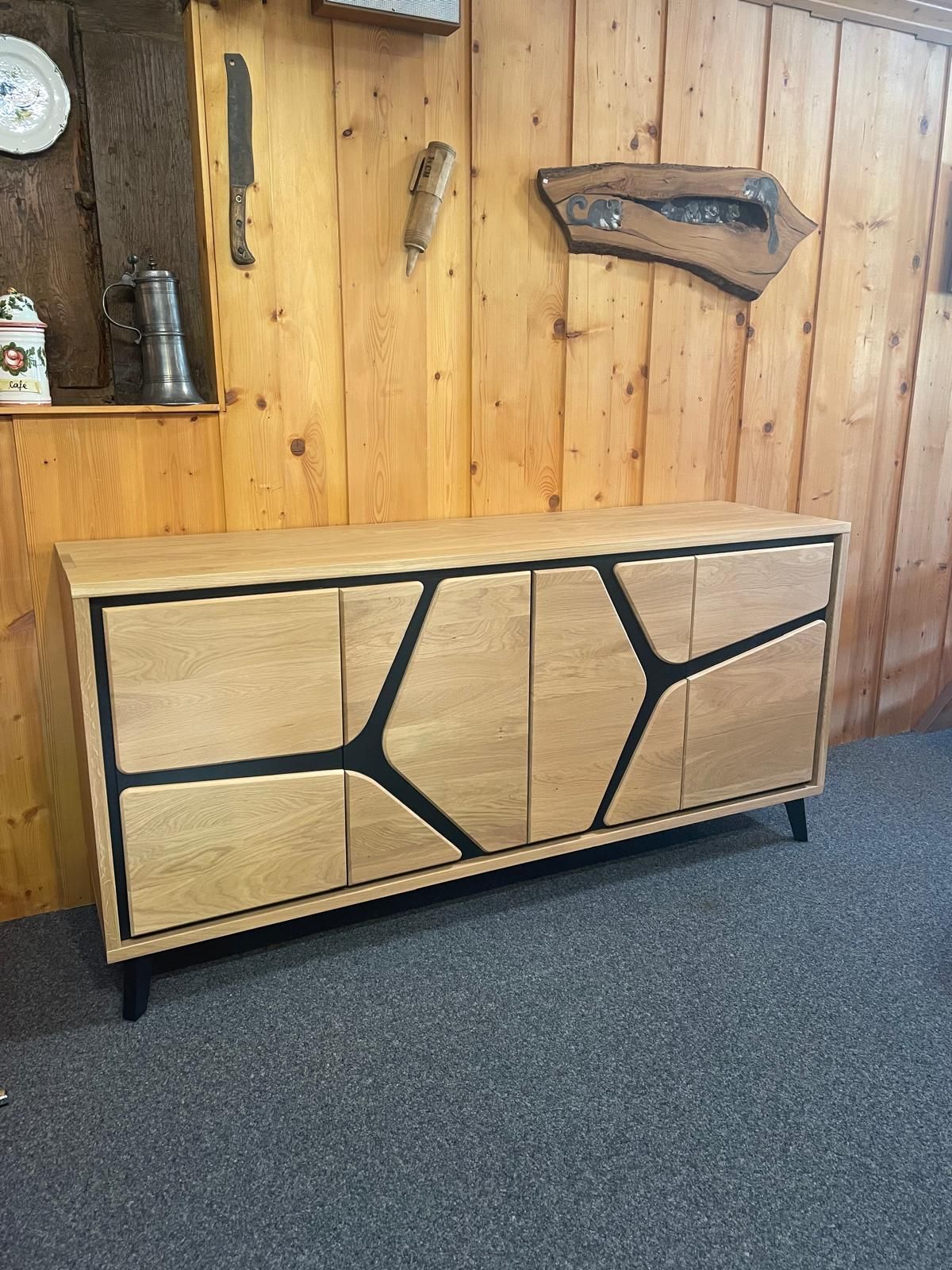 Bahut 4 portes moyen modèle NE440MY Les Ateliers de Langres Au Logis Ameublements