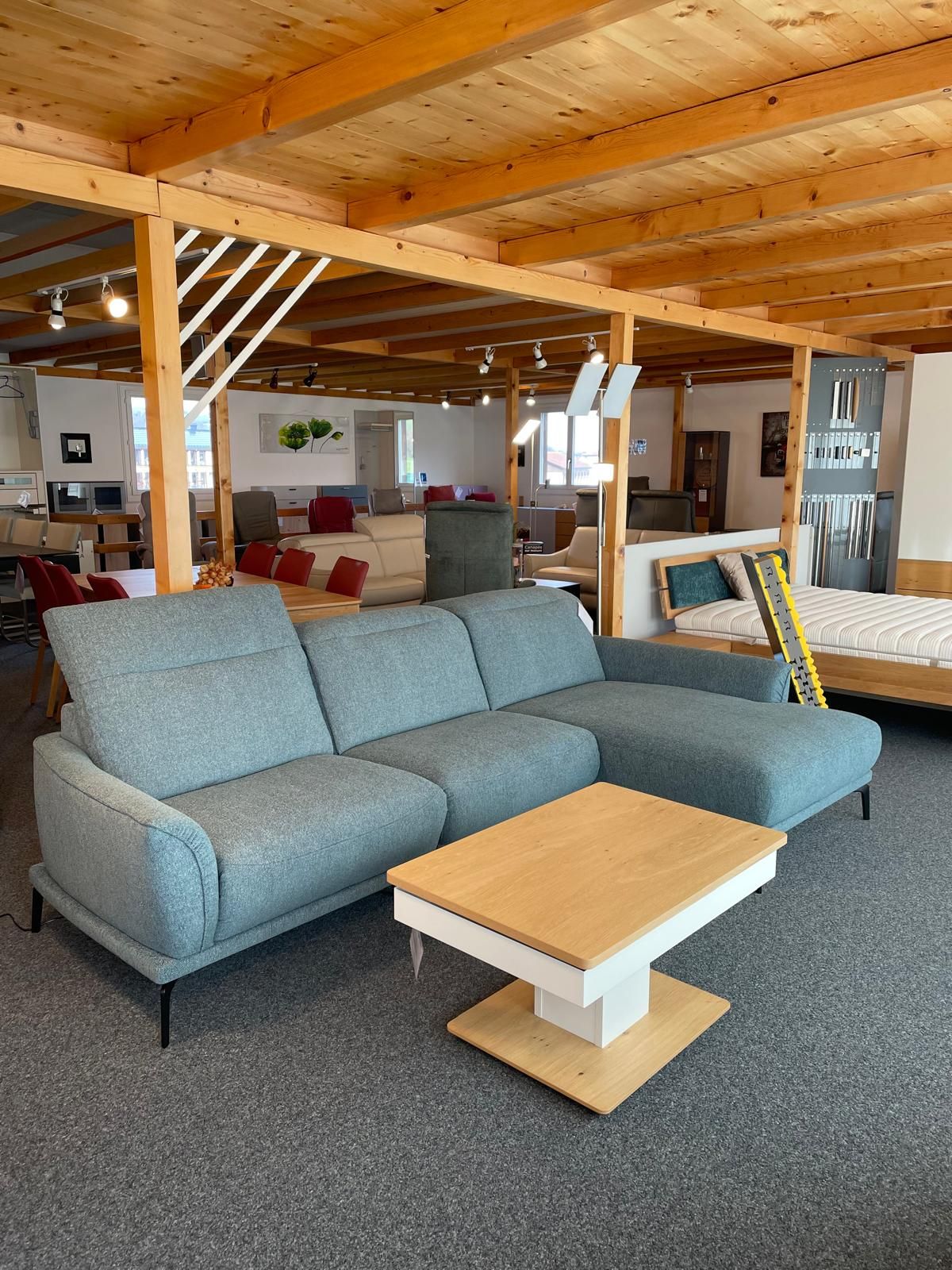 Canapé avec Longchair Platino Rom Au Logis Ameublements