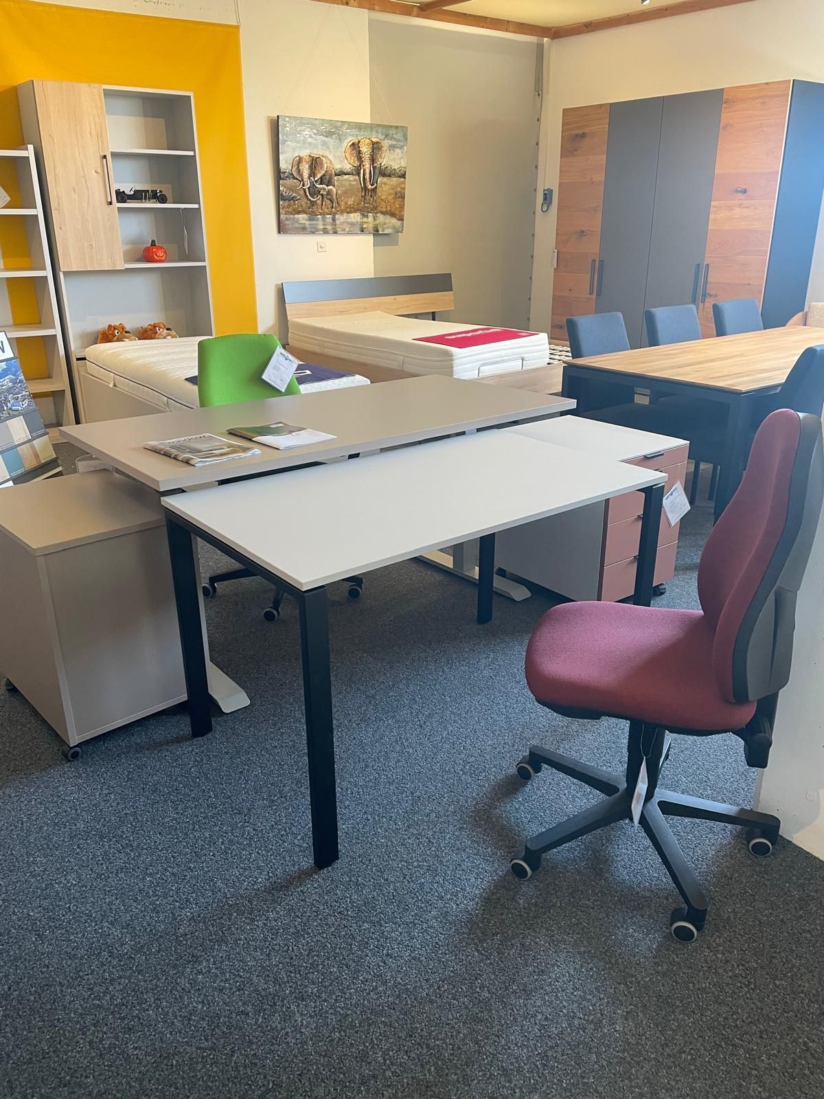 Table de bureau 1755 sw Window Omlin Au Logis Ameublements