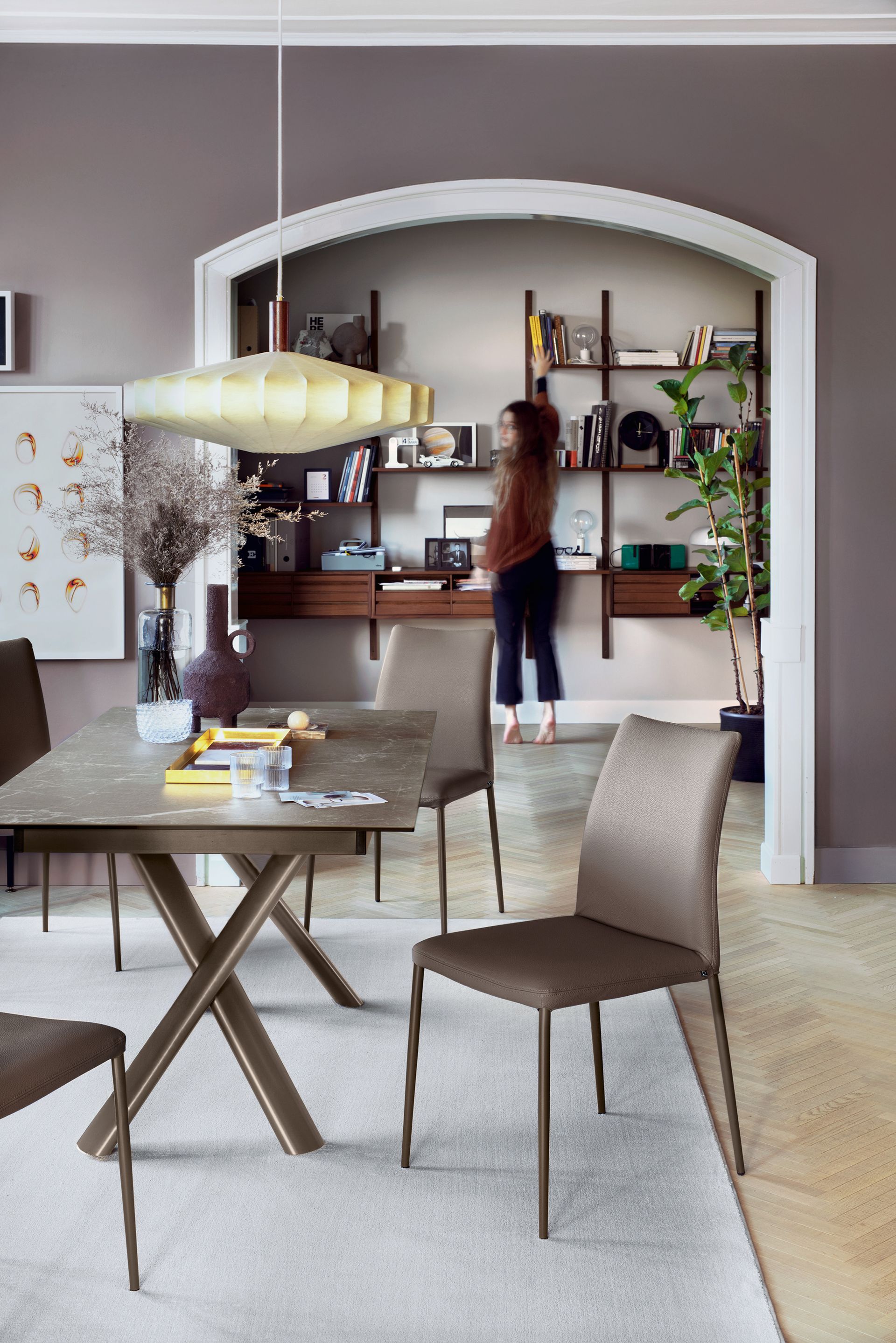 Table Master avec rallonge à livre CB4867 Connubia Au Logis Ameublements 