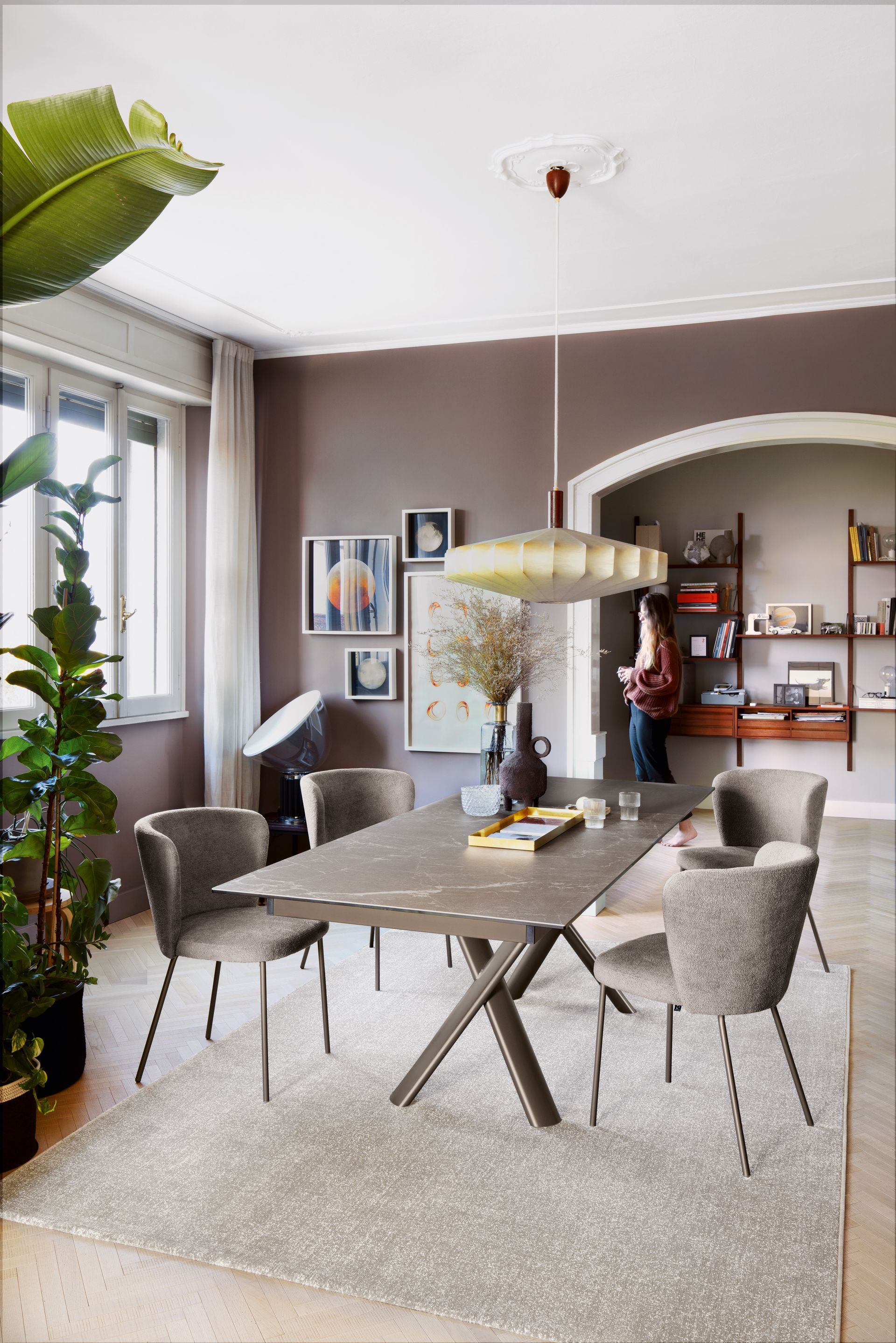 Table Master avec rallonge à livre CB4867 Connubia Au Logis Ameublements 