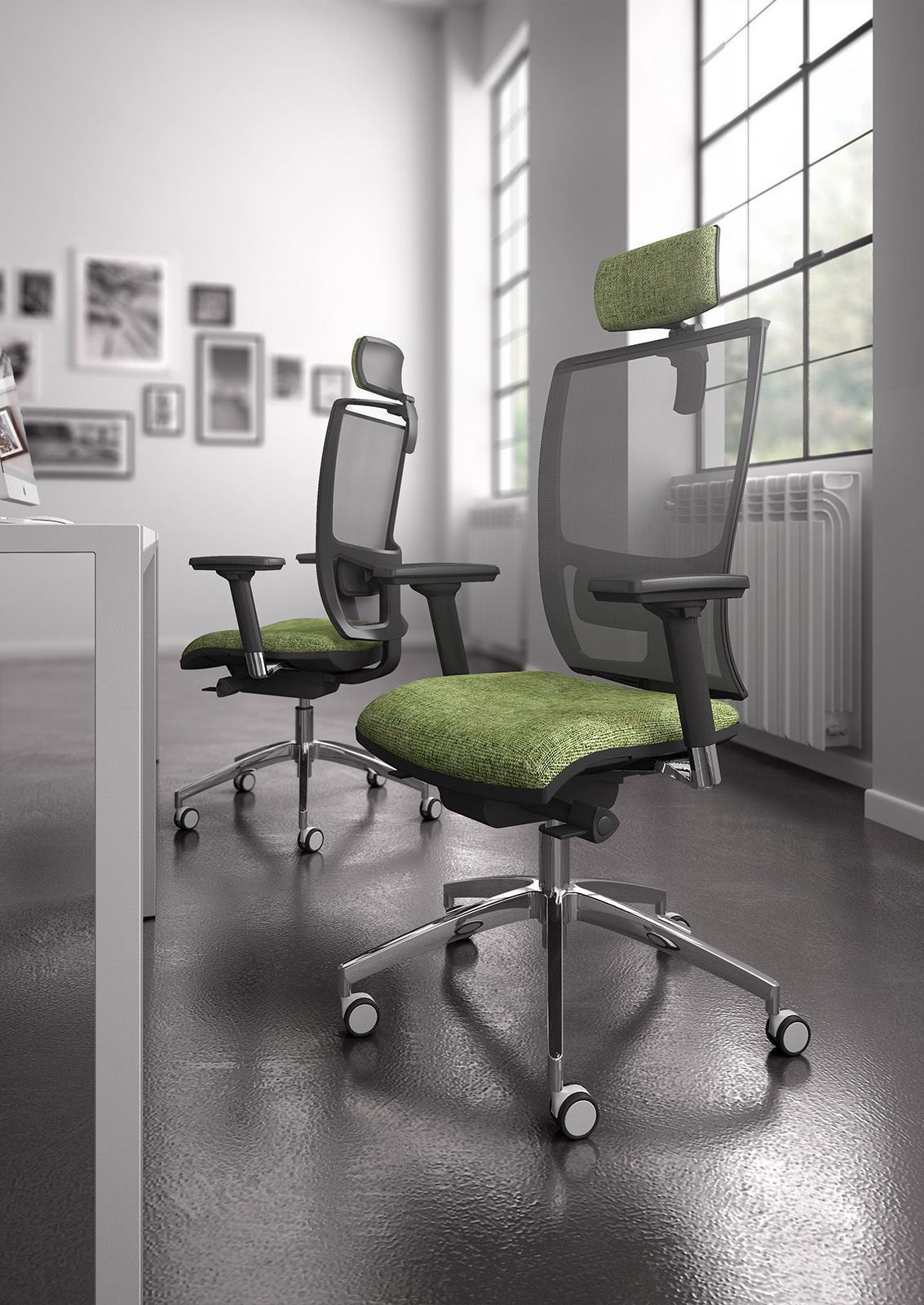 Chaise de bureau Cometa Leyform Au Logis Ameublements