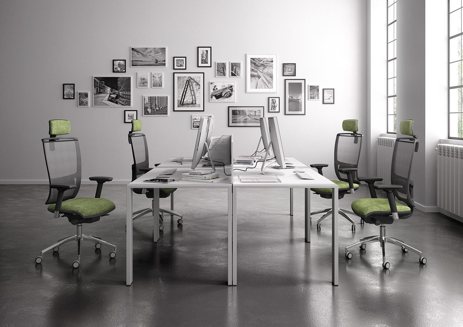 Chaise de bureau Cometa Leyform Au Logis Ameublements