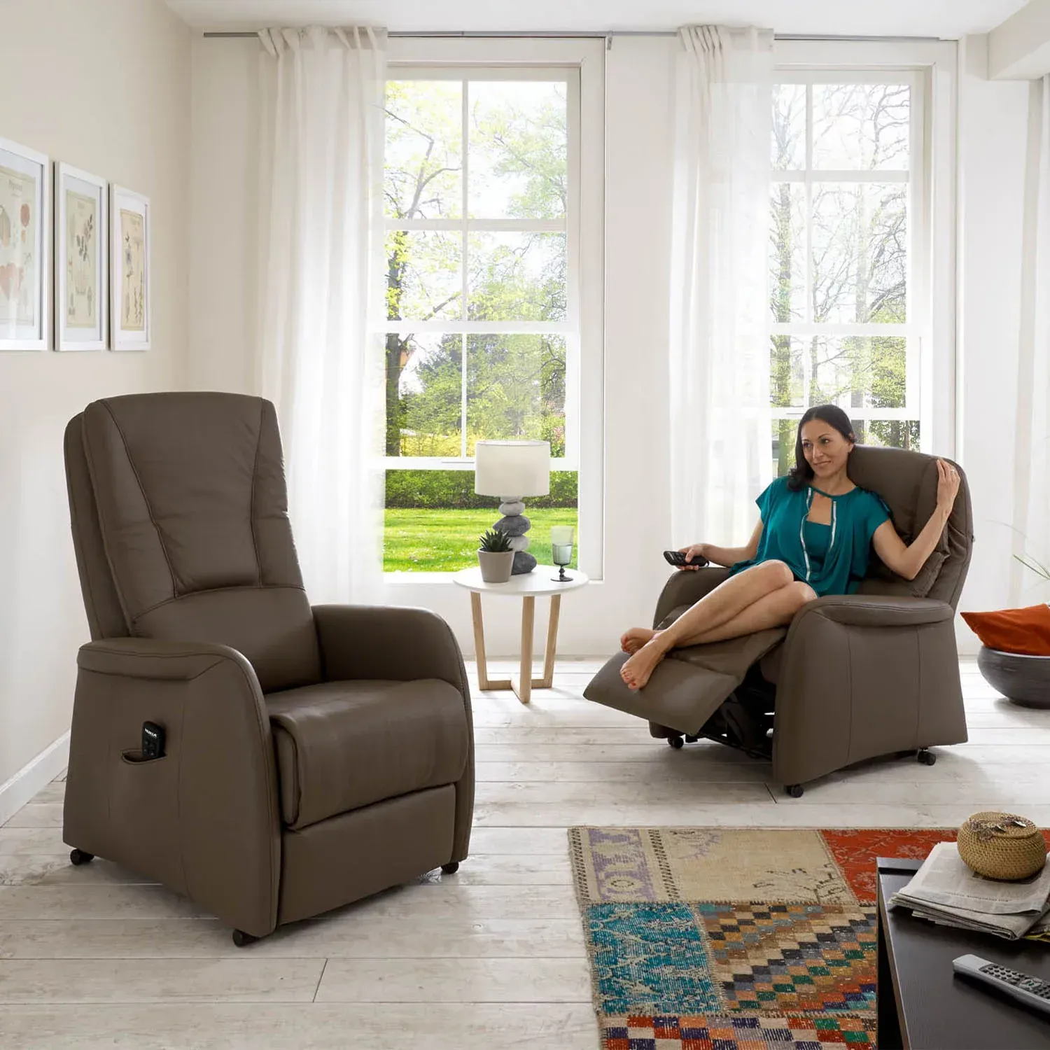 Fauteuil relax électrique HU-AP15035 Hukla Au Logis Ameublements