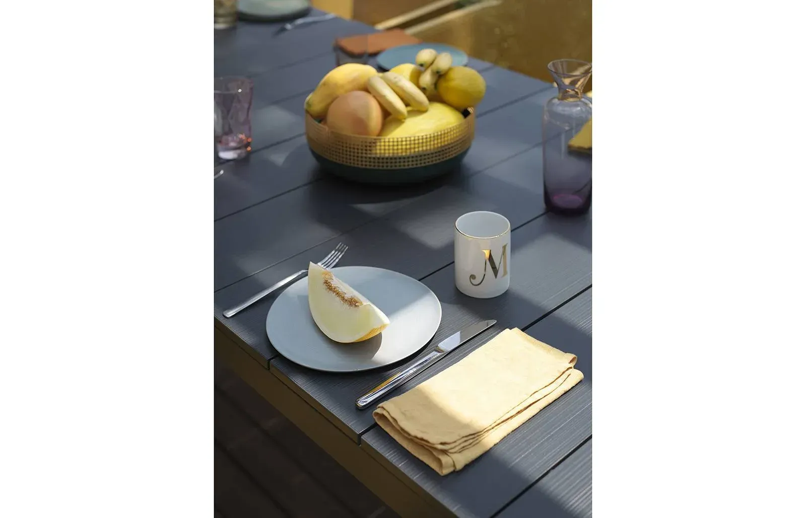 Table de jardin Rio Alu 210 Extensible Nardi Au Logis Ameublements