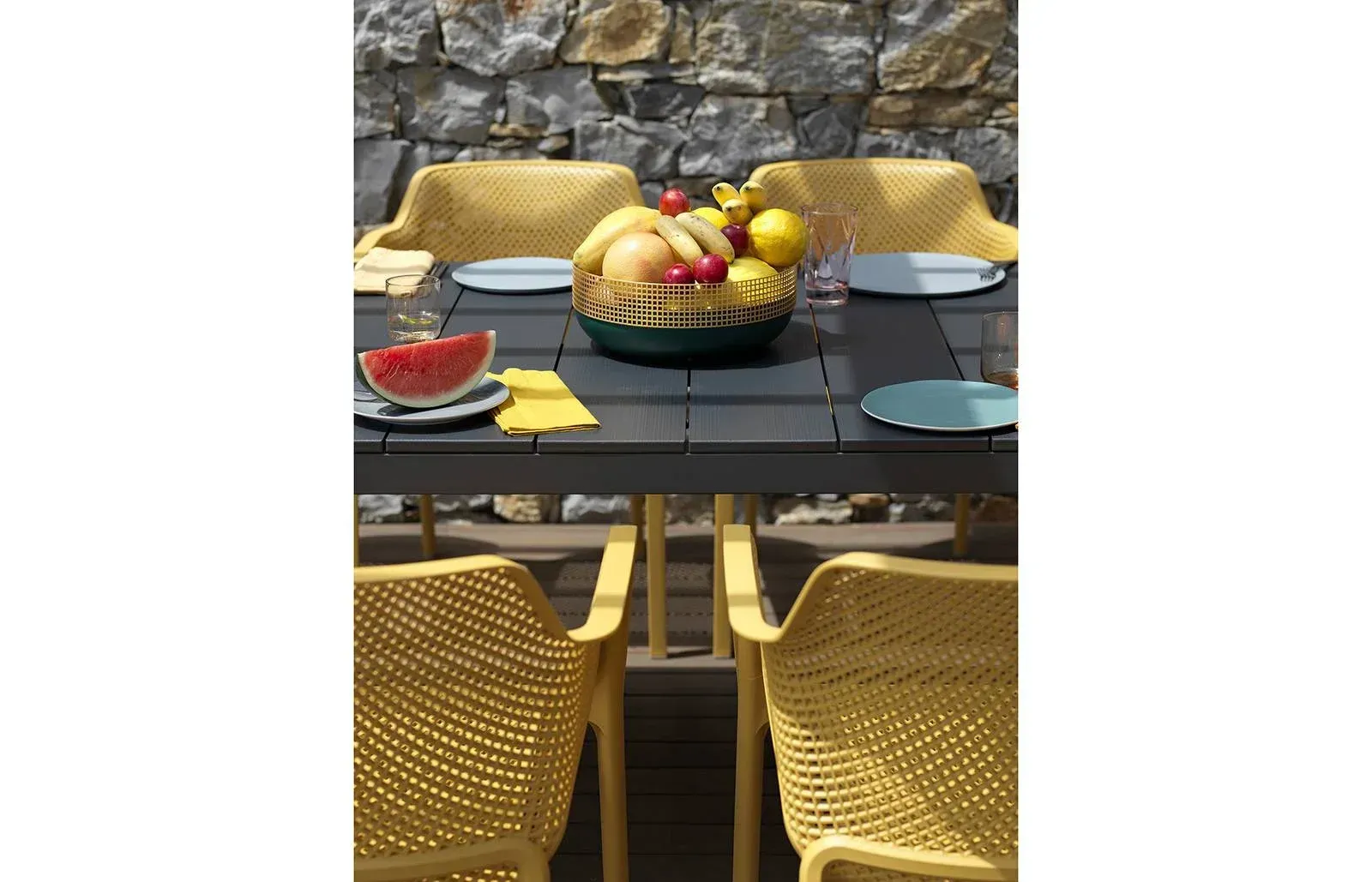 Table de jardin Rio Alu 210 Extensible Nardi Au Logis Ameublements