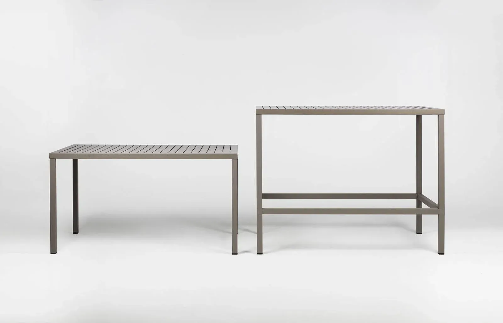 Table de jardin Cube 140x80 + Kit Cube 140x80 High Nardi Au Logis Ameublements