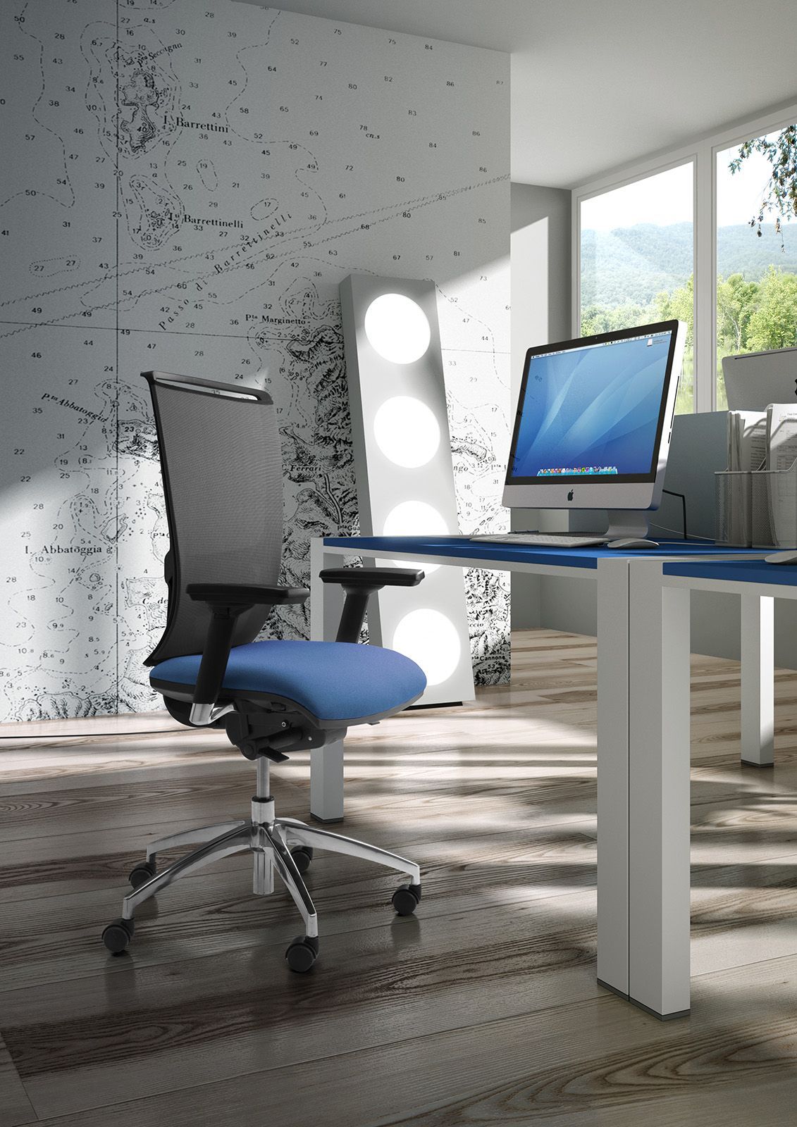 Chaise de bureau Cometa Leyform Au Logis Ameublements