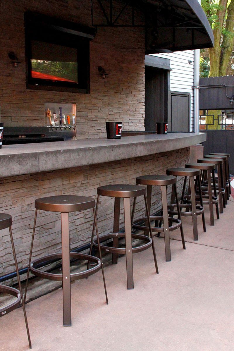 Tabouret de bar de jardin Thor Emu Au Logis Ameublements