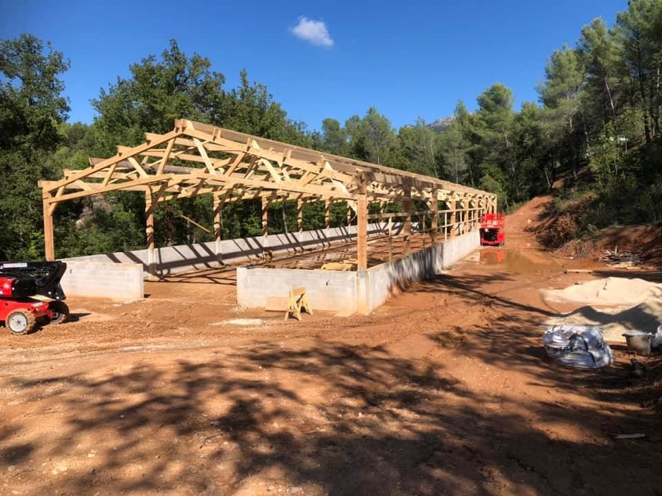 Charpente à fermette