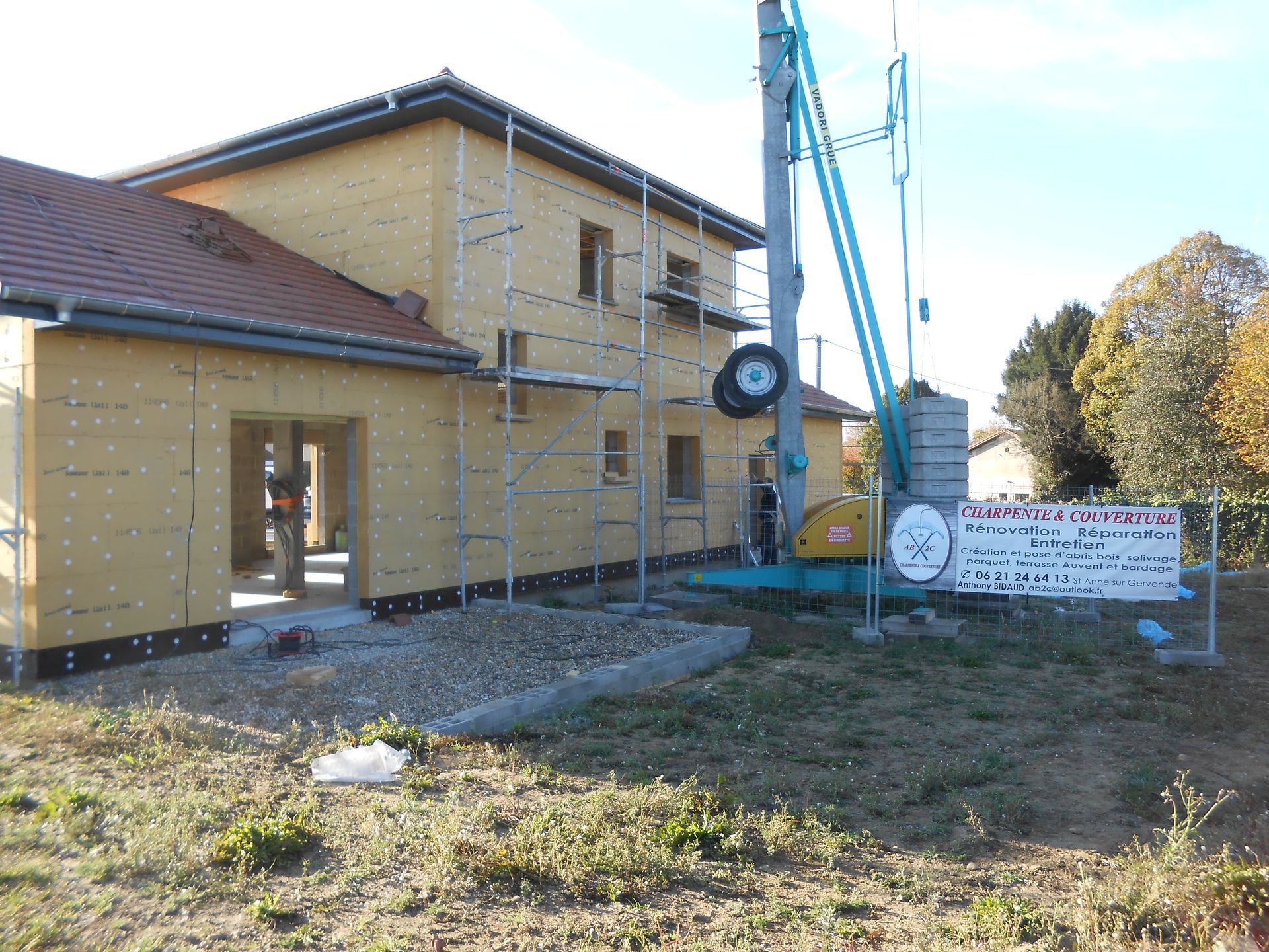 Travaux d'isolation par l'extérieur