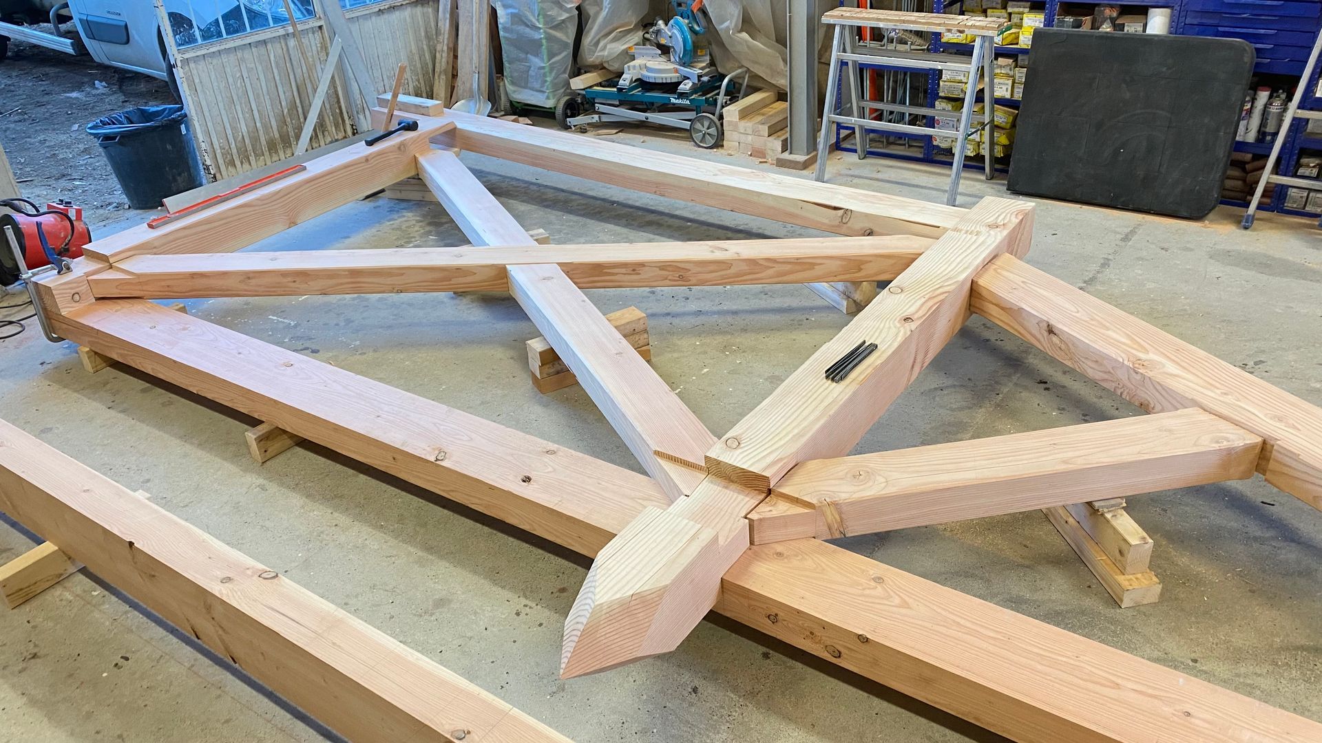 Création de charpente traditionnelle