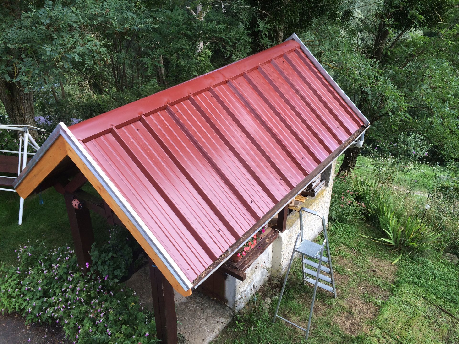 Couverture en bac acier