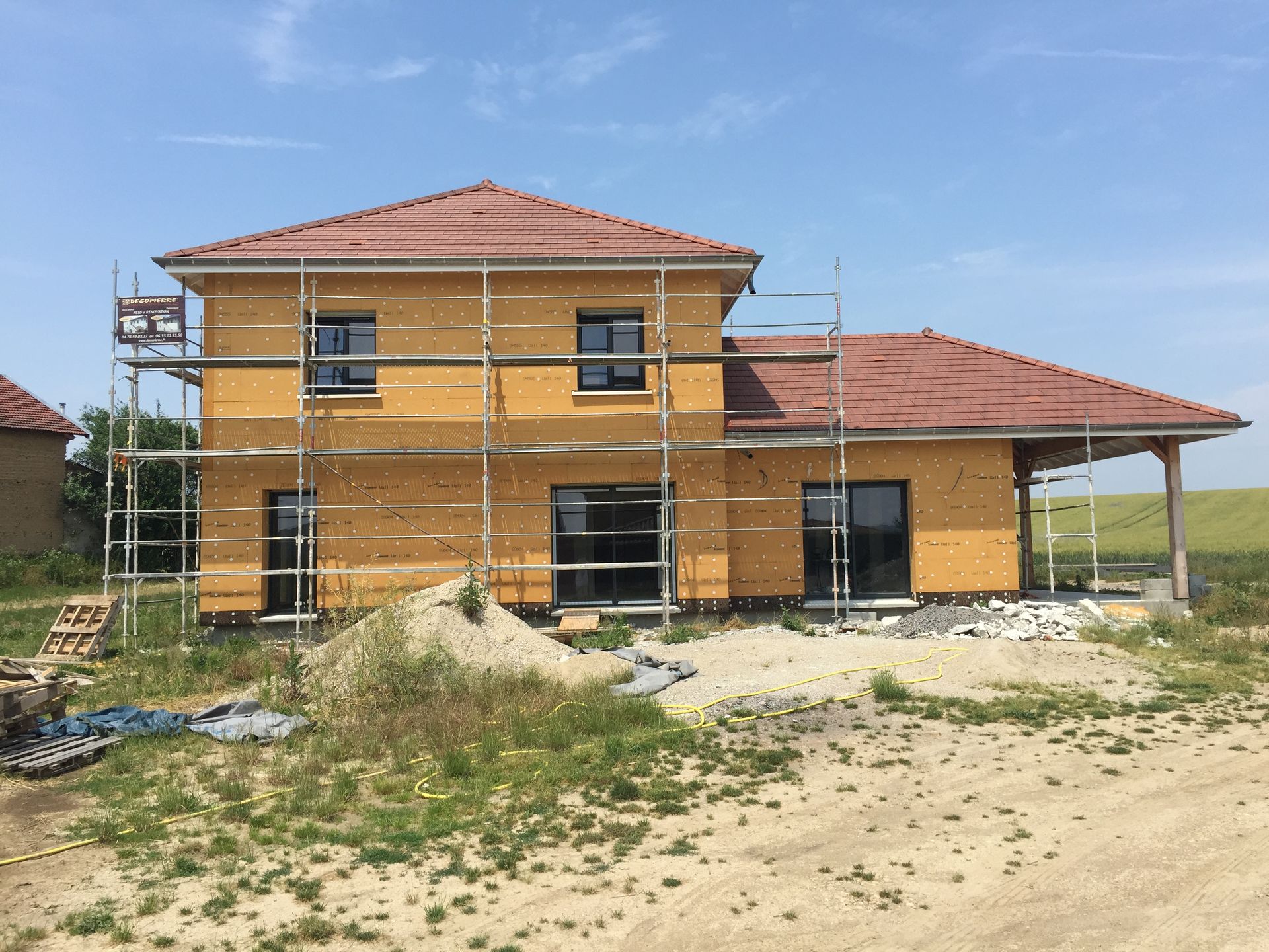 Isolation extérieure de façades