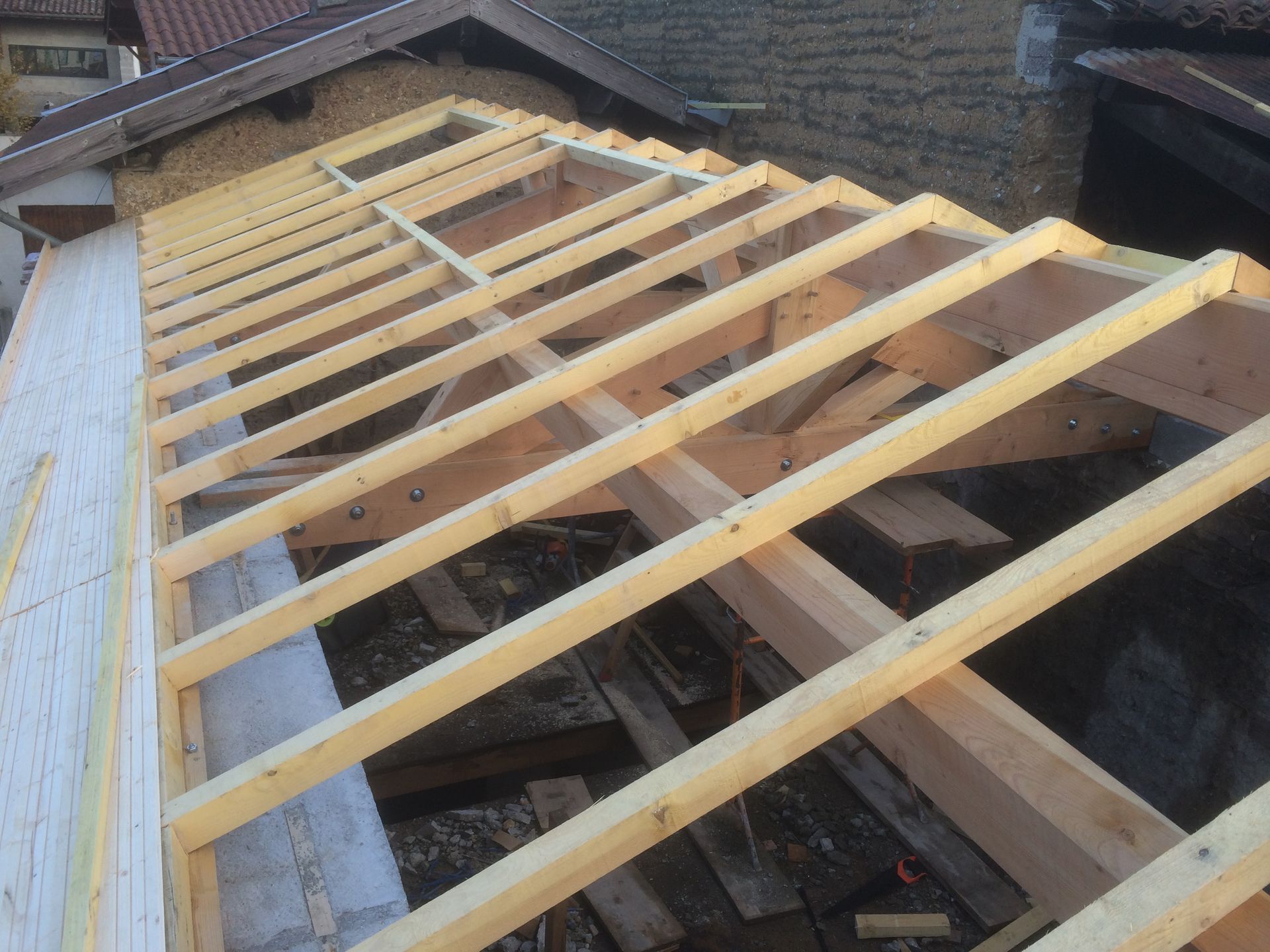 Création de charpente en bois