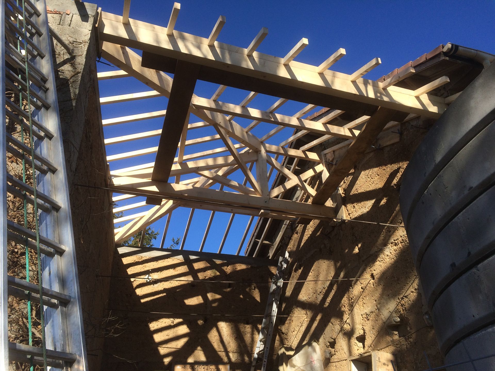 Travaux de charpente traditionnelle