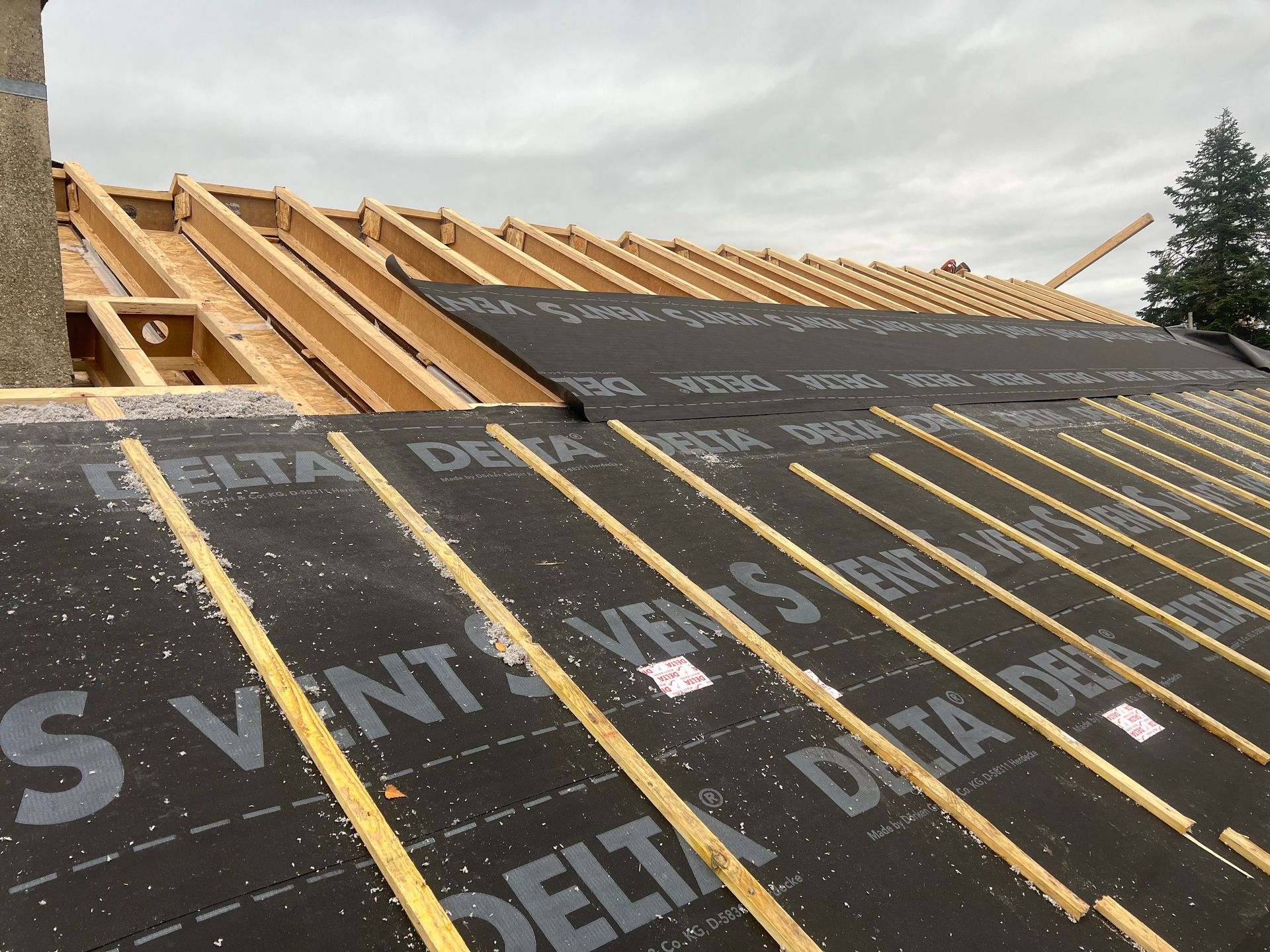 Travaux d'insuflation par l'extérieur