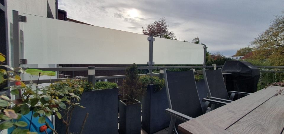 Sichtschutz, der von Montageservice Kundt montiert wurde