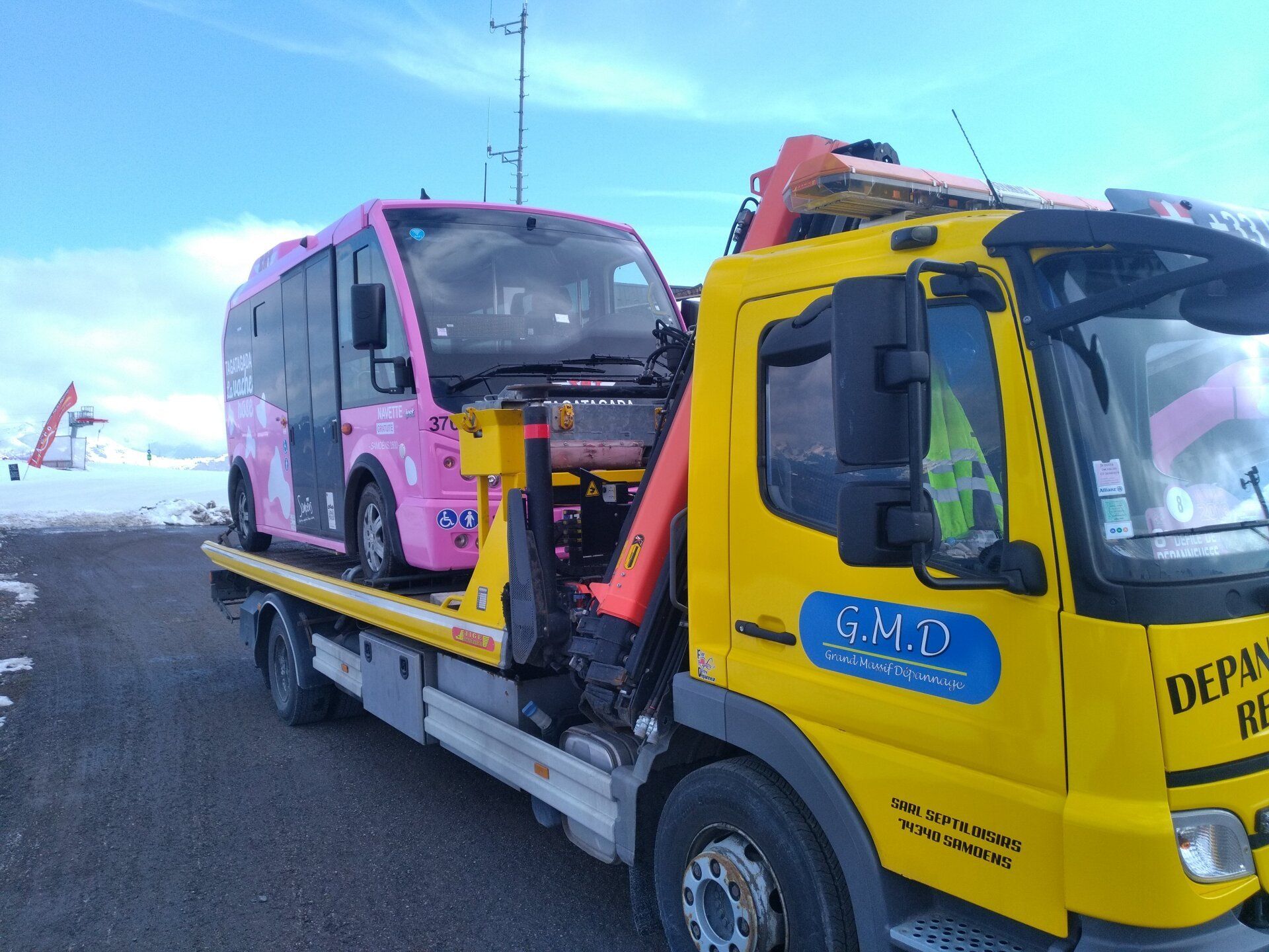 Remorque transport minibus