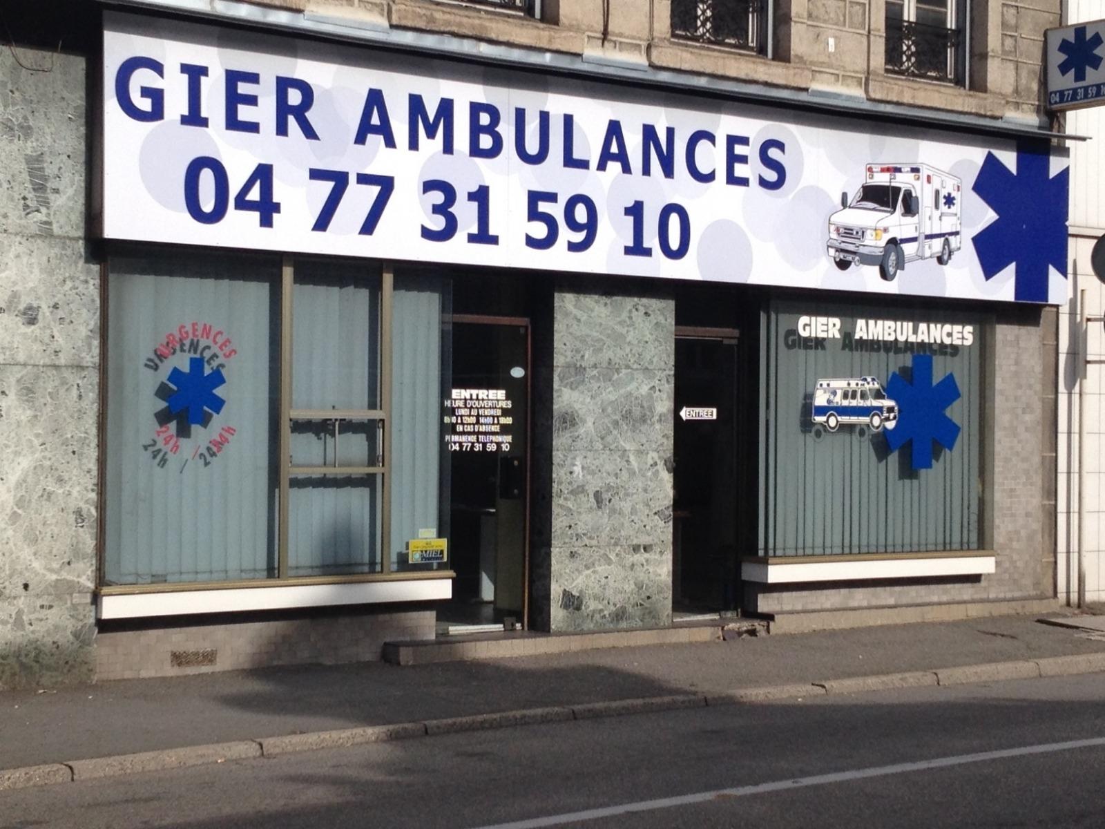 Ambulances Gier près de Saint-Etienne