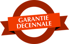 Logo rond orange pour la garantie décennale