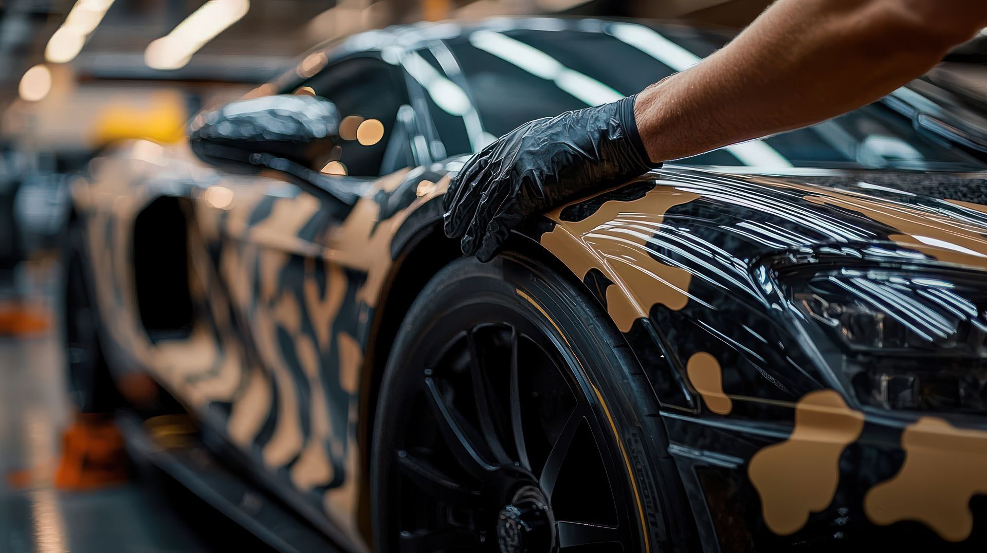 Habillage de voiture de sport