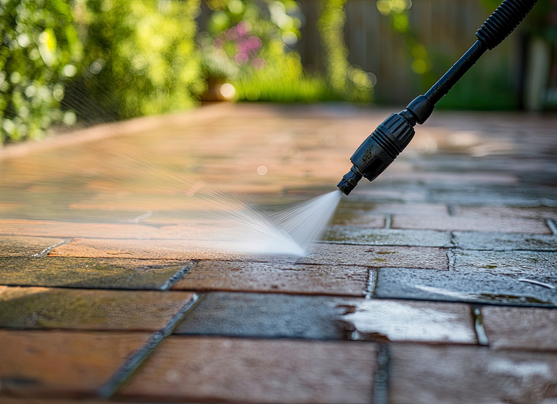 Lavage de terrasse au Kärcher