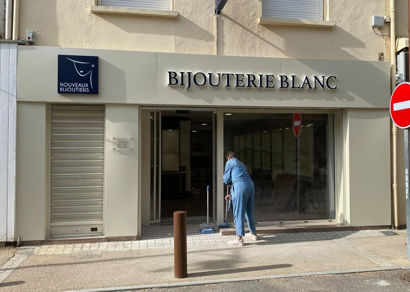 Façade d'un coiffeur