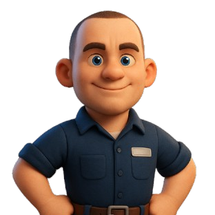 Un personnage avec un costume et des lunettes