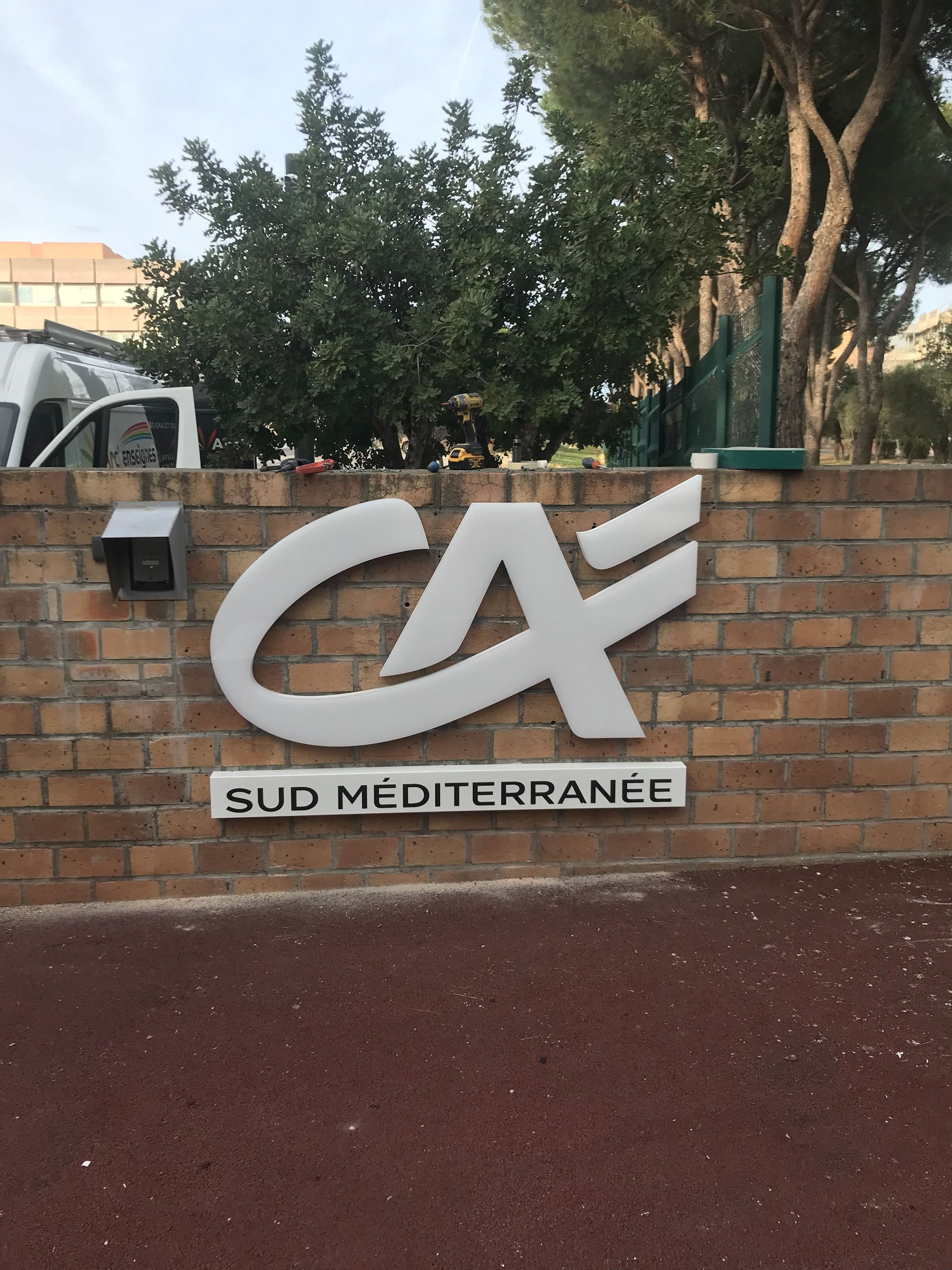 Enseigne d'une banque