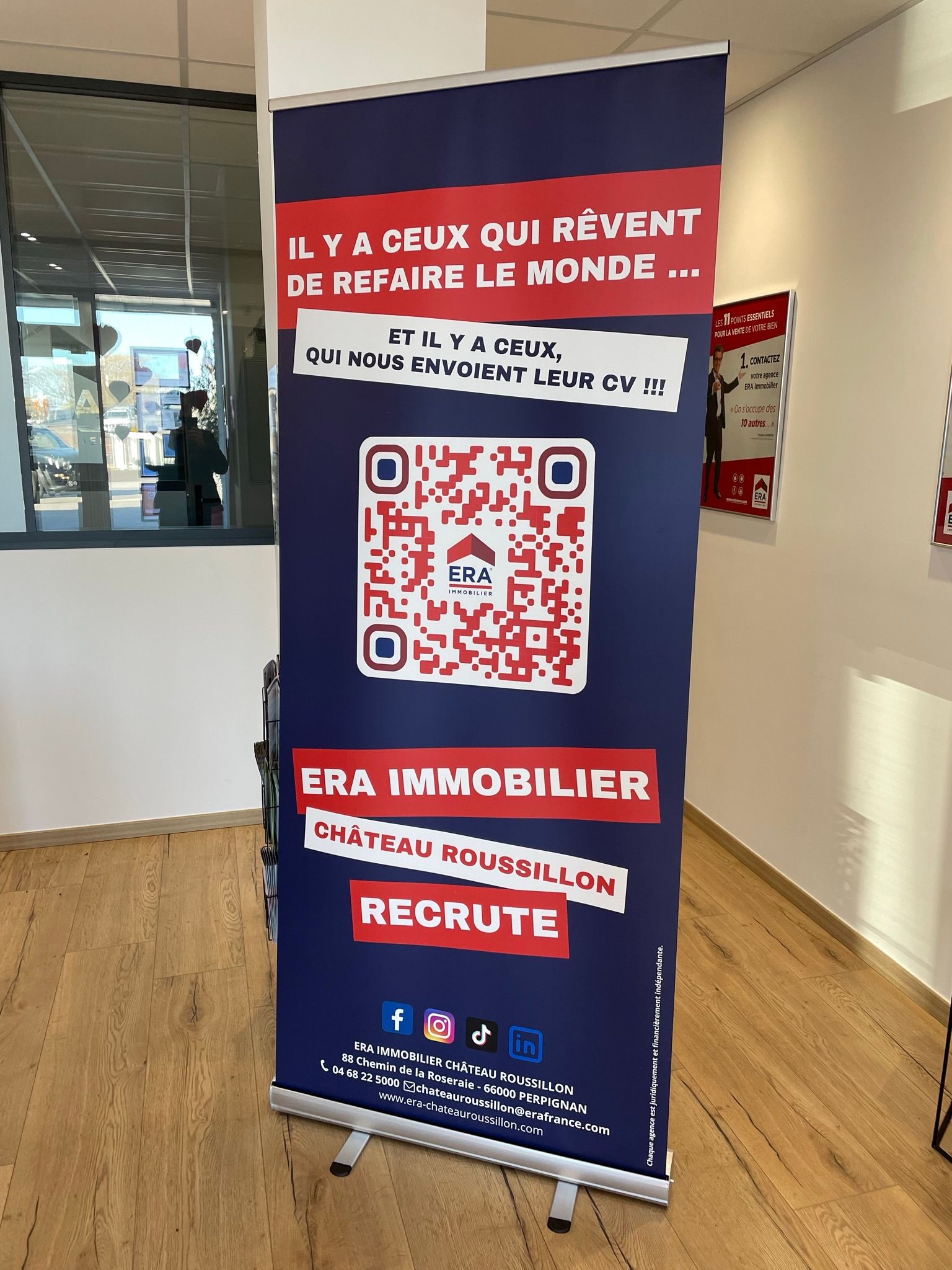 Roll-up d'une agence immobilière