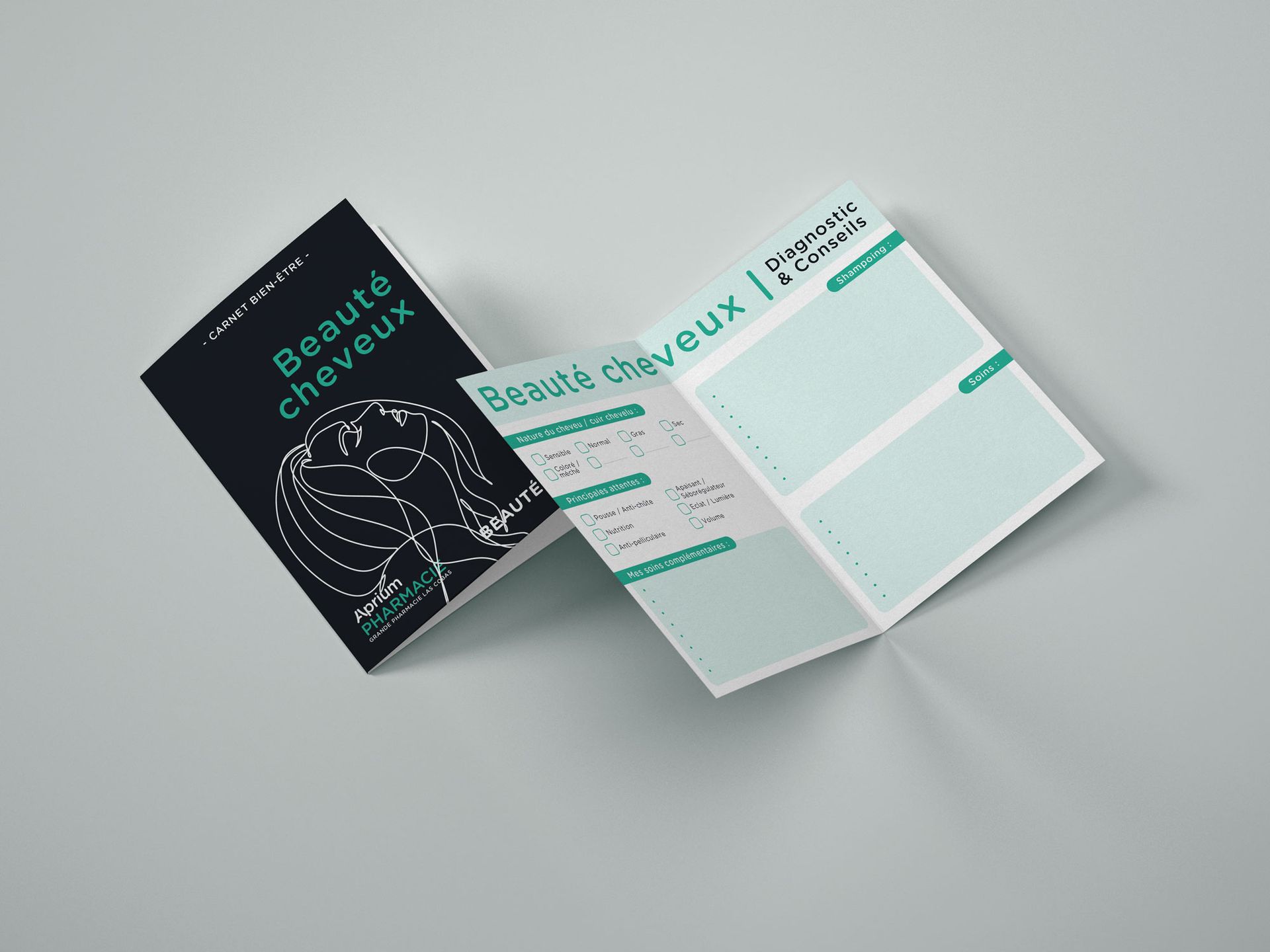 Un dépliant publicitaire