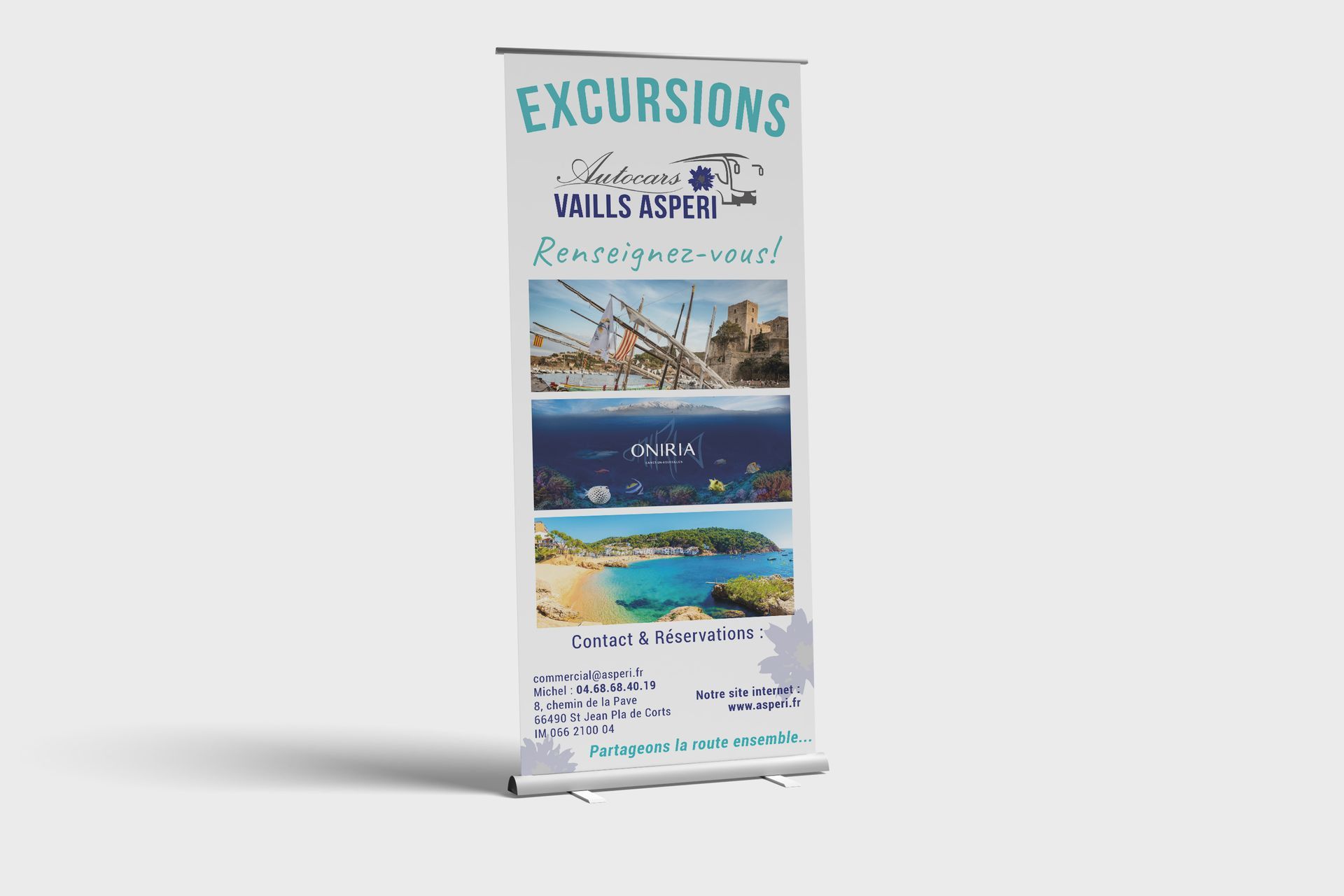 Roll-up touristique