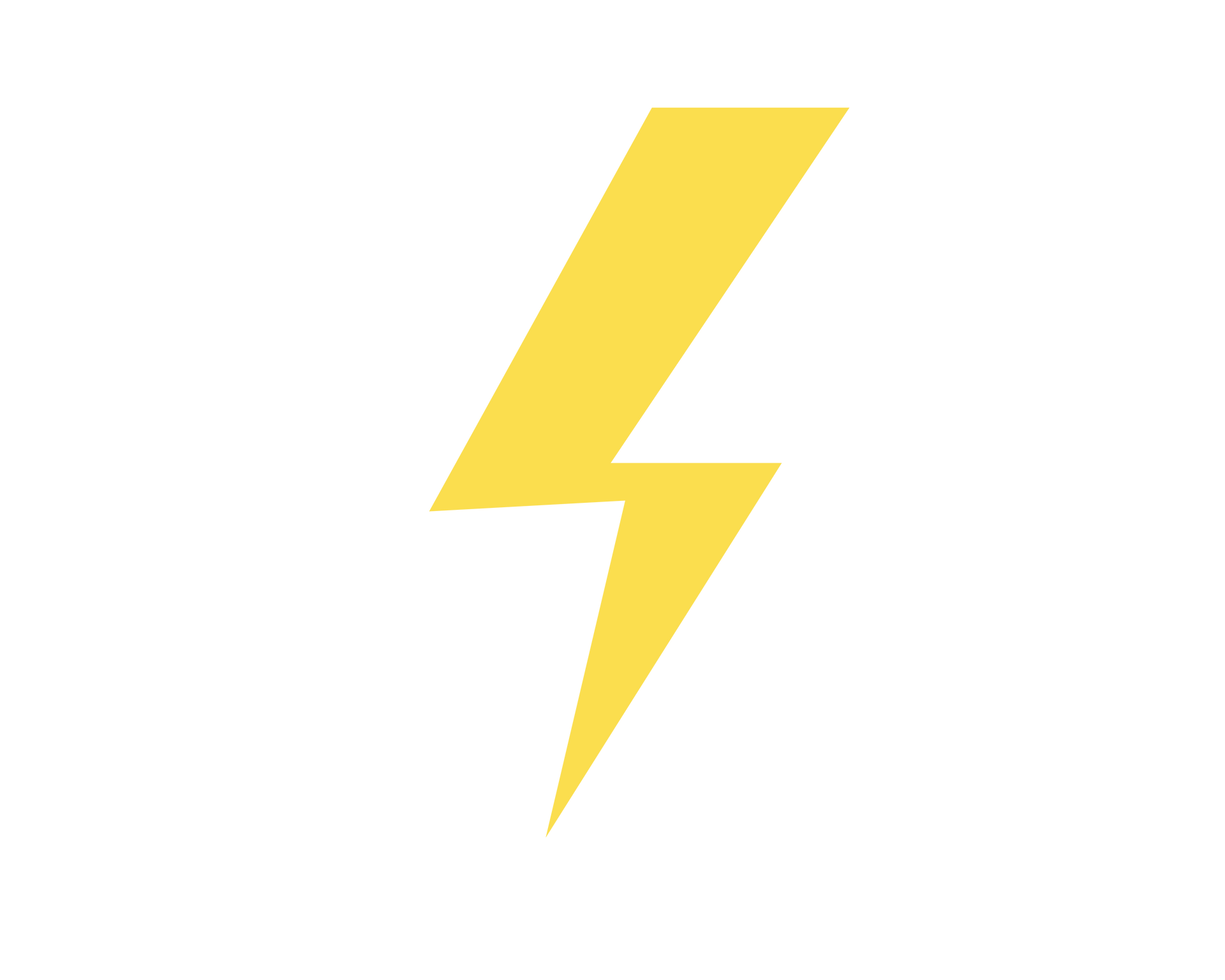 Un éclair jaune centré.