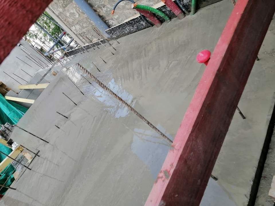 Coulage de dalle de béton