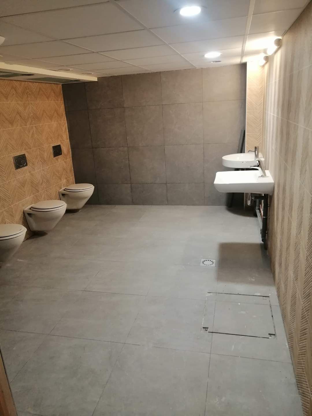 Carrelage de toilettes