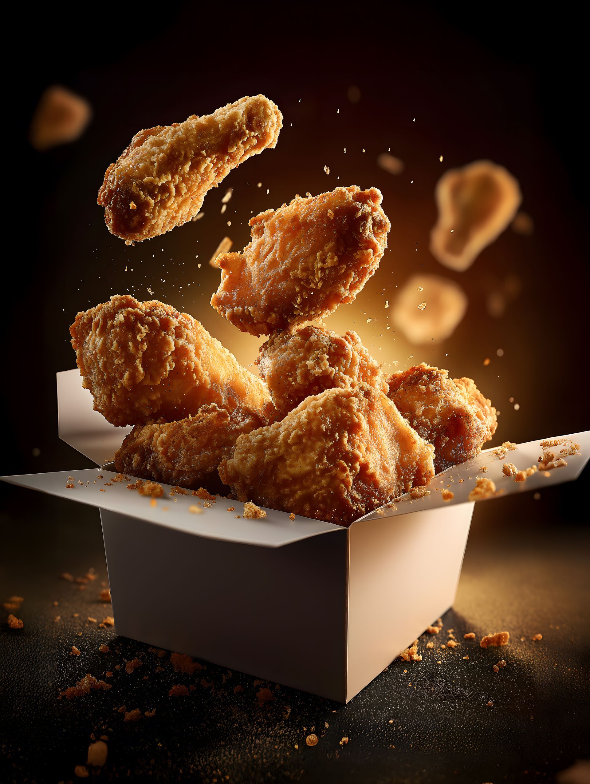 Une boîte de nuggets