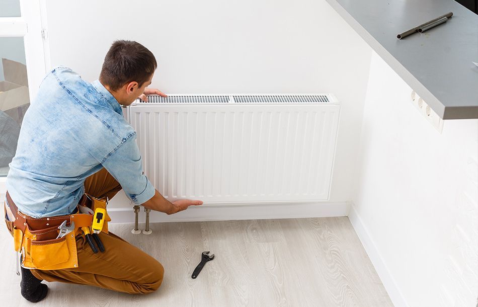 Installation de chauffage réalisée par un professionnel