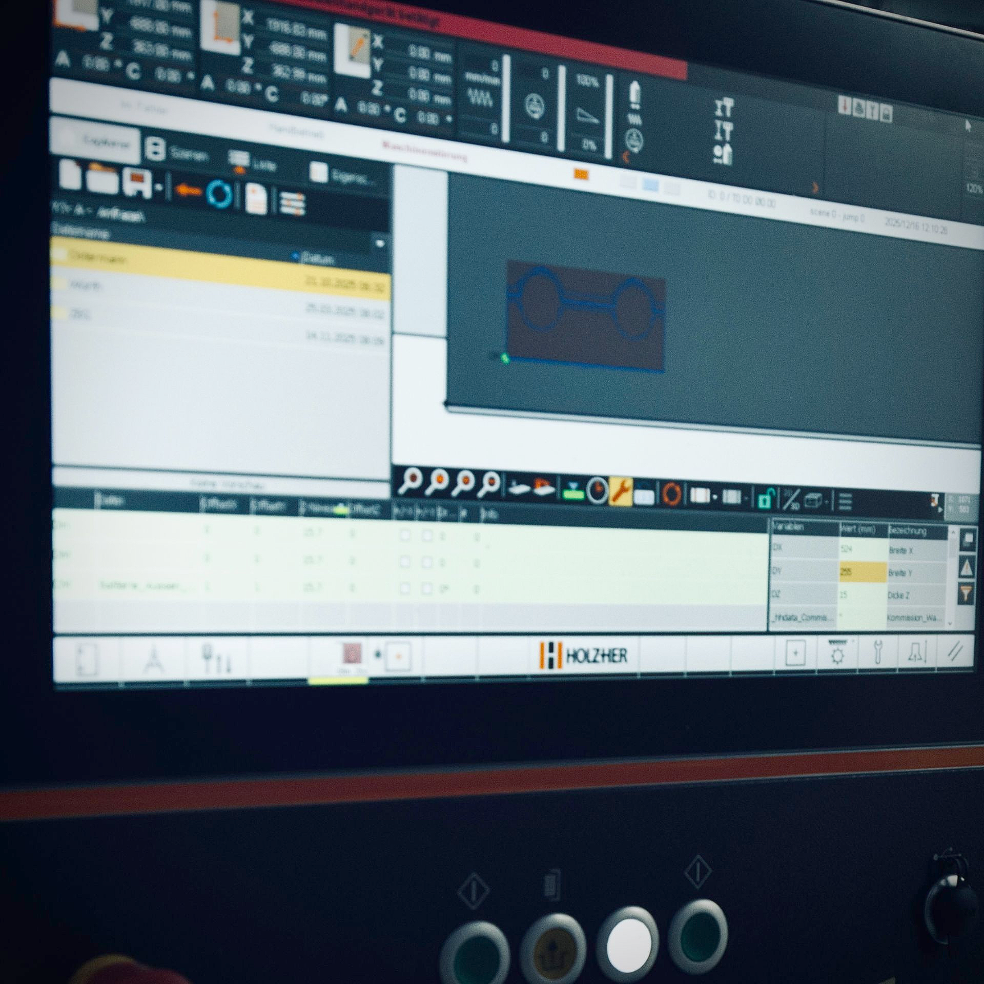 Computerbildschirm mit grafischer Benutzeroberfläche; 