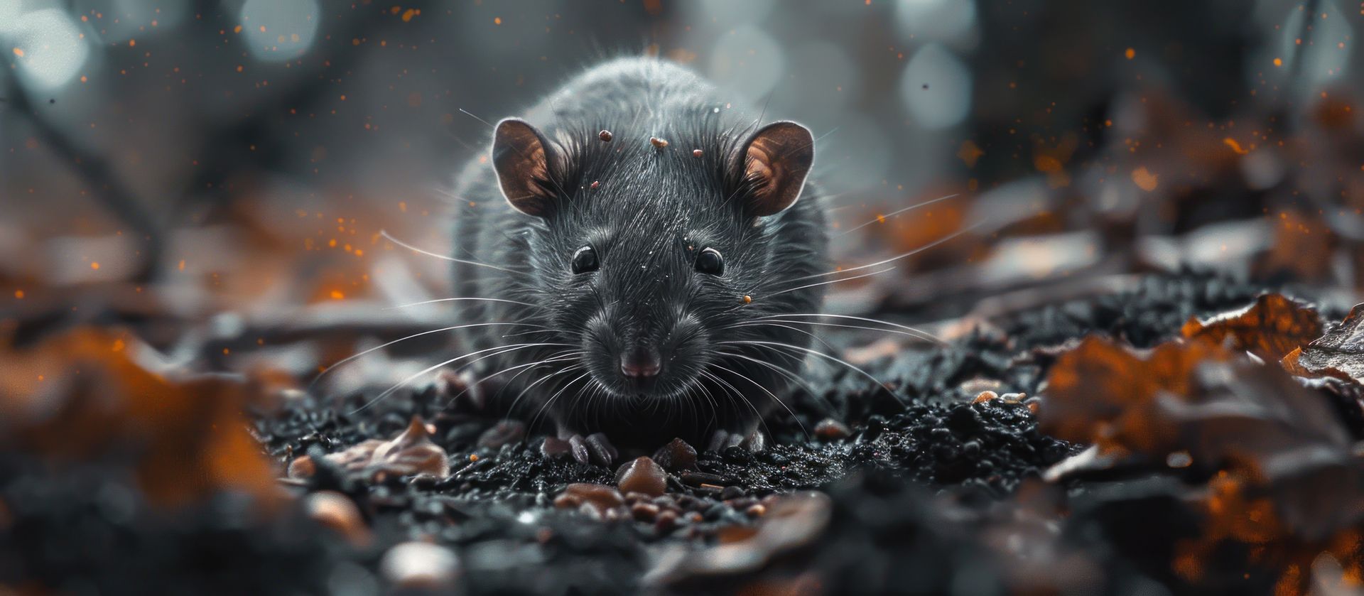 Un rat dans le jardin